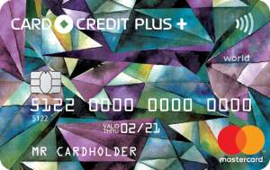 Внешний вид карты CARD CREDIT PLUS от Кредит Европа Банк